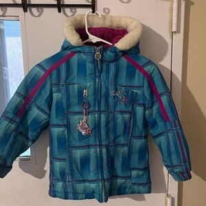 Zero Xposur Frozen Winter Jacket Girls Size Medium (5/6)